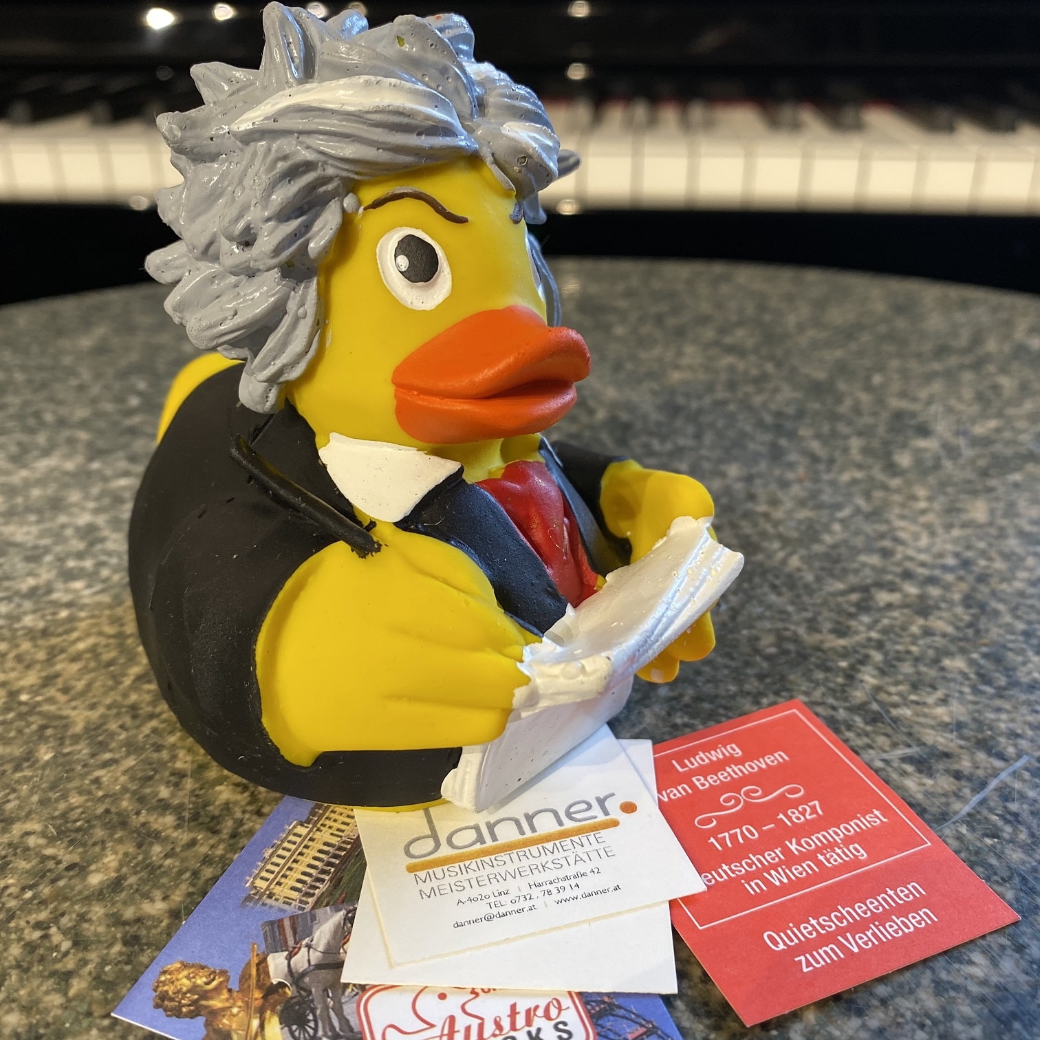 Bade-Ente Beethoven The Beethoven Rubber Duck 